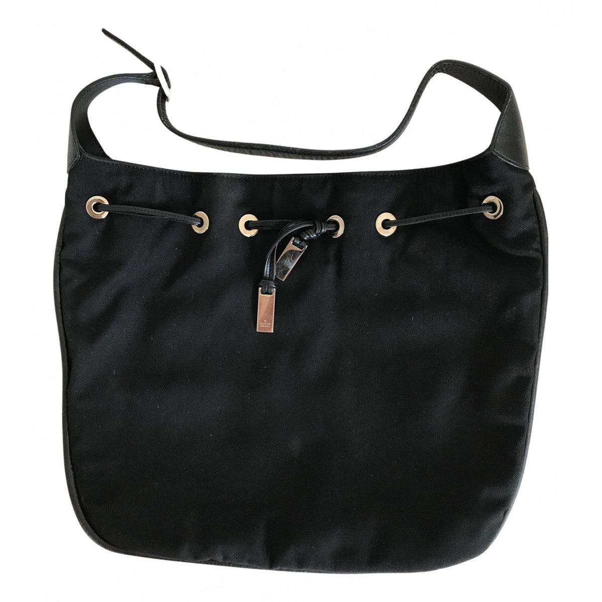 Gucci black cloth handbag