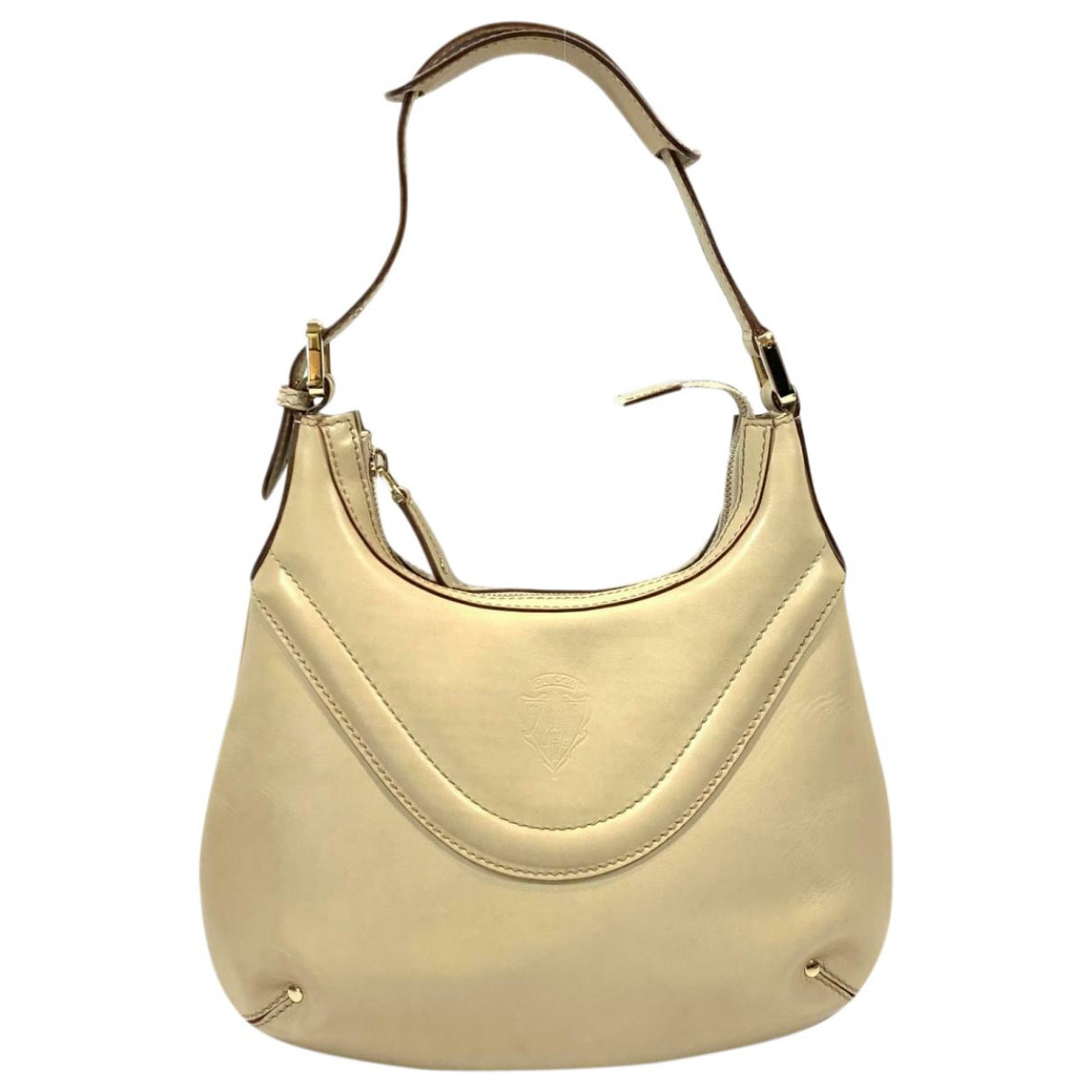 Gucci beige leather handbag