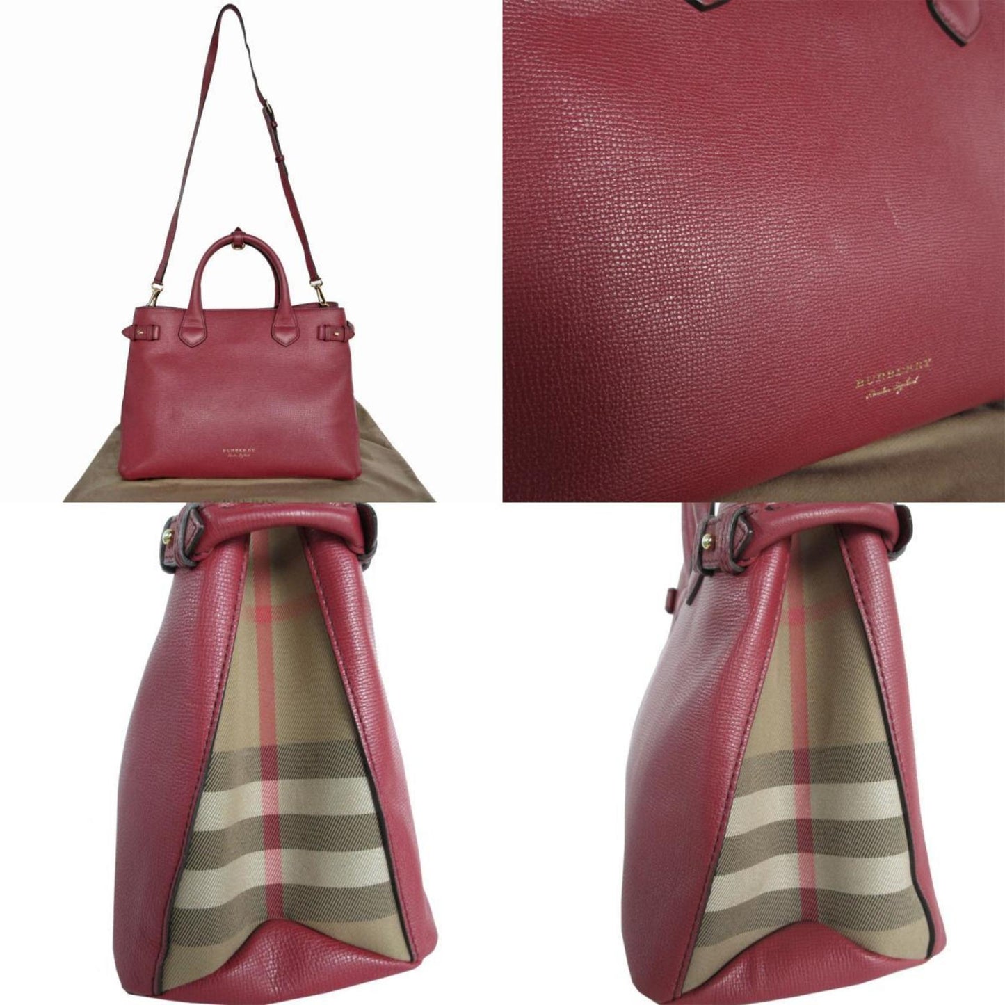 BURBERRY Nova Check Handbag