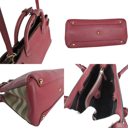 BURBERRY Nova Check Handbag