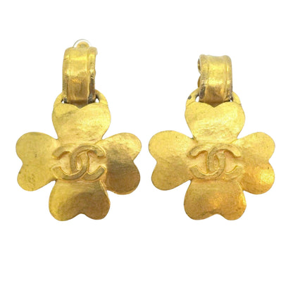 Chanel Clover Earrings