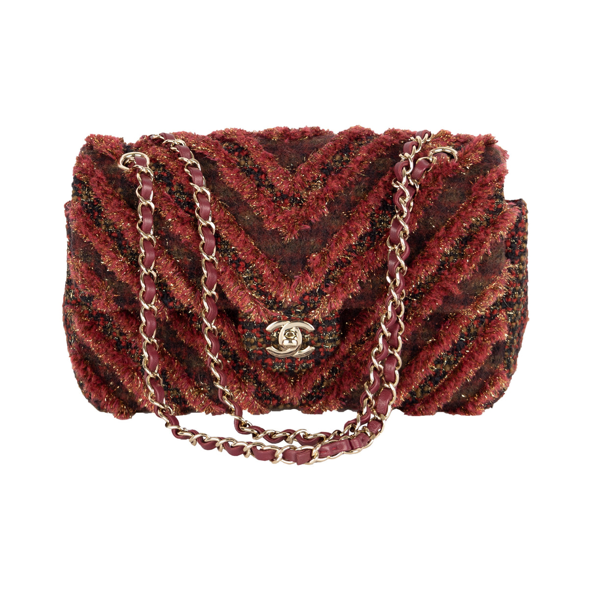 Chanel Chanel Red Tweed New Bag