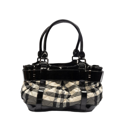 Burberry Beat Check Medium Landscape Tote