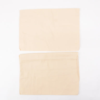 Louis Vuitton Set of 10 Dust Bag Beige Brown