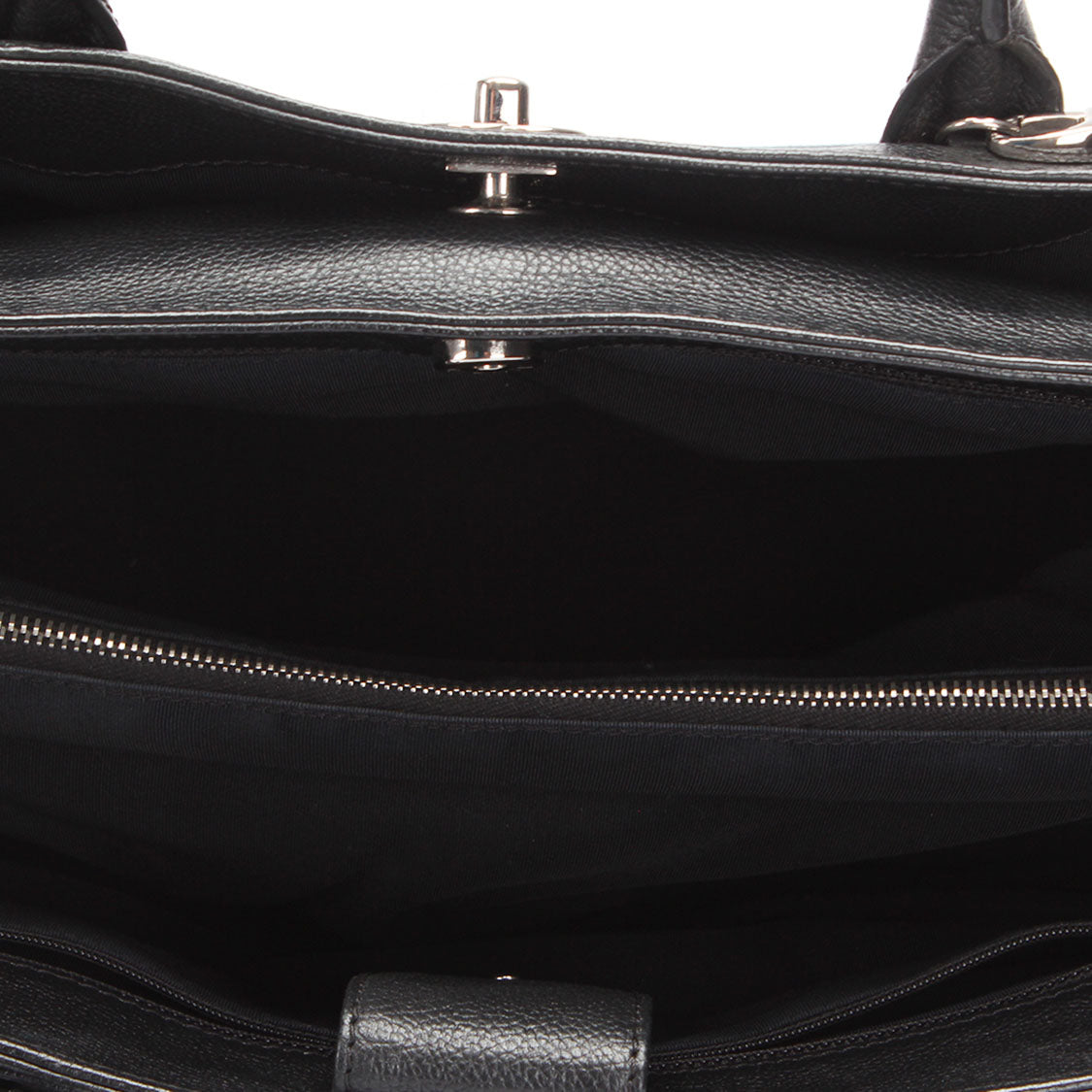 Chanel CC Executive Cerf Tote Leather Tote Bag in Good condition