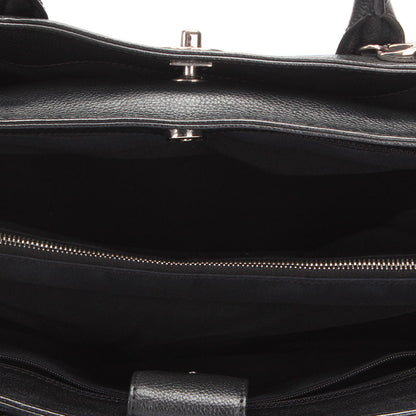 Chanel CC Executive Cerf Tote Leather Tote Bag in Good condition