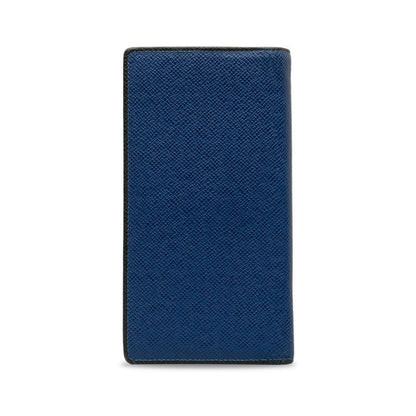 Louis Vuitton Tiger Portfolio Braza Long Wallet M30559 Cobalt Blue Black Leather Men Louis Vuitton