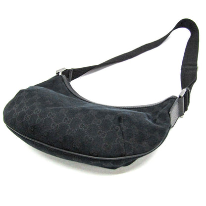Gucci Black Canvas Shoulder Bag