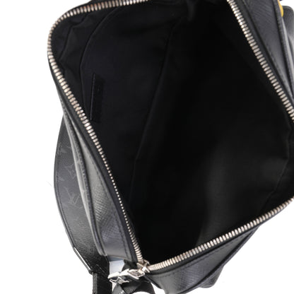 LOUIS VUITTON Black Taigarama & Monogram Eclipse Canvas Outdoor Messenger