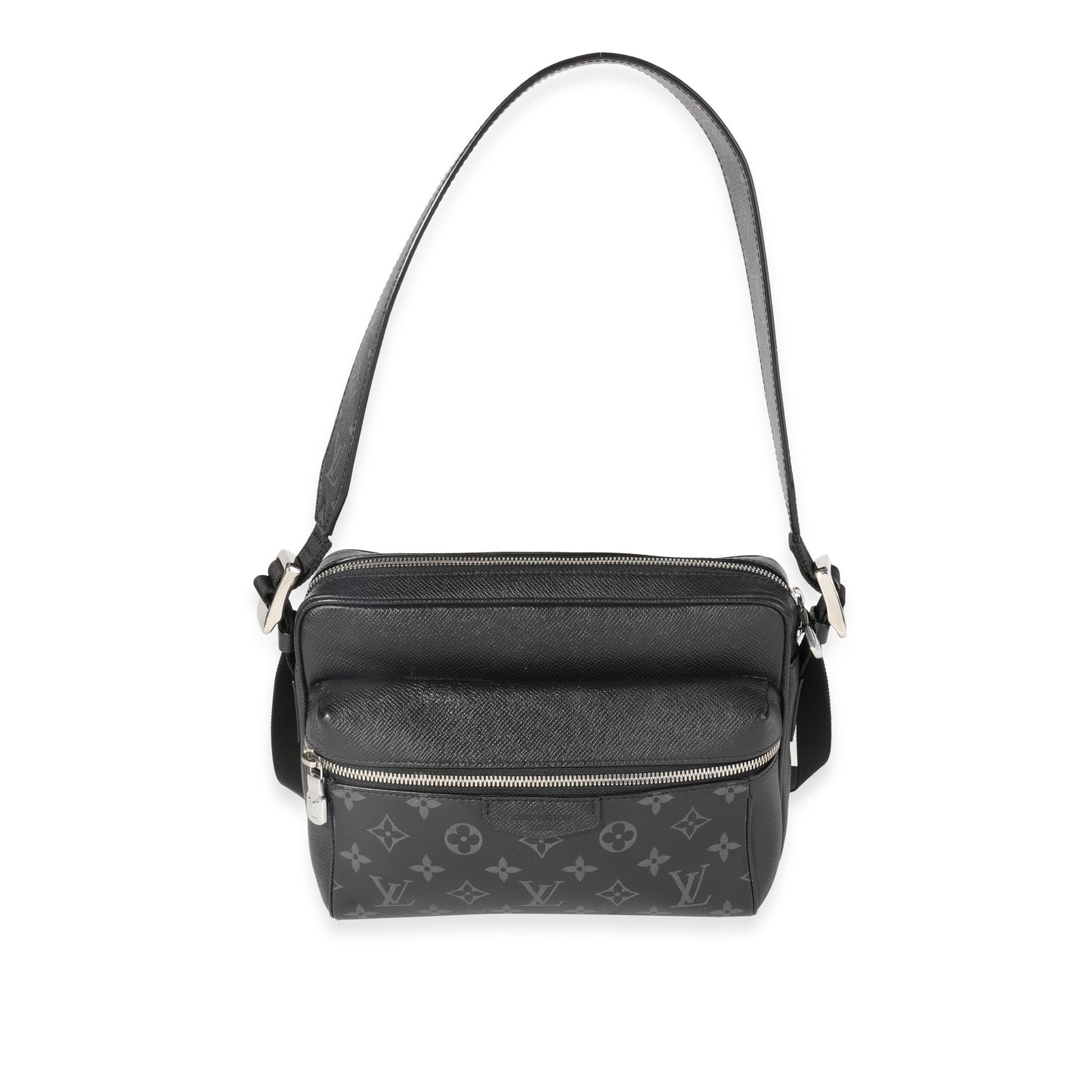 LOUIS VUITTON Black Taigarama & Monogram Eclipse Canvas Outdoor Messenger