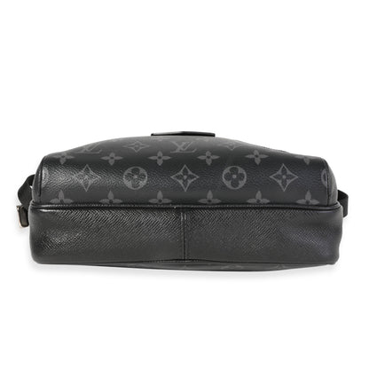 Louis Vuitton Black Taigarama & Monogram Eclipse Canvas Outdoor Messenger