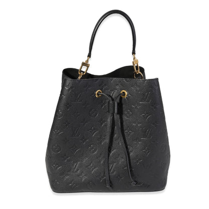 LOUIS VUITTON Black Monogram Empreinte NeoNoe