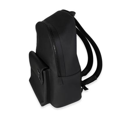 LOUIS VUITTON Black Aerogram Leather New Backpack