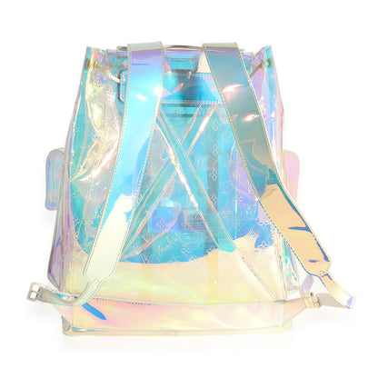 LOUIS VUITTON X Virgil Abloh PVC Prism Christopher Backpack