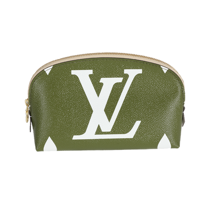 LOUIS VUITTON Kaki Monogram Giant Canvas Cosmetic Pouch