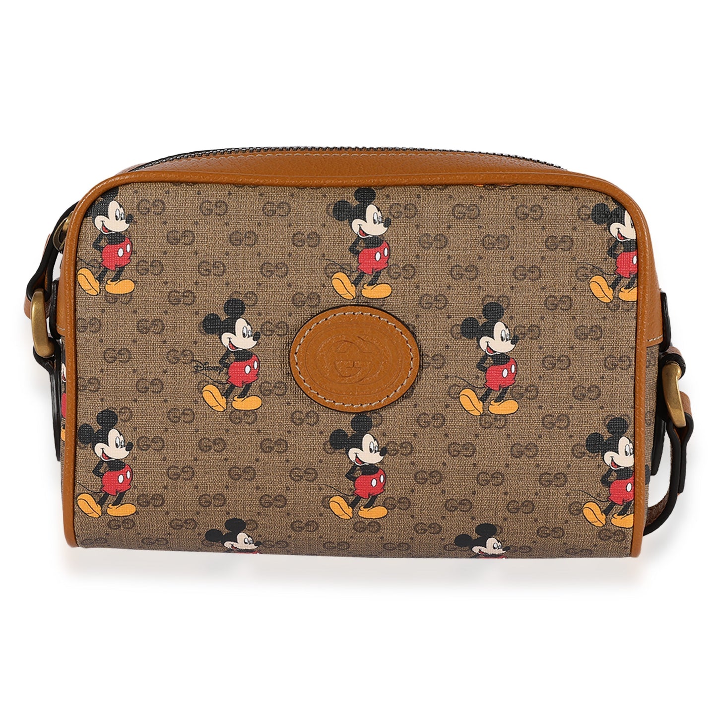 Gucci x Disney Vintage GG Supreme Mickey Mouse Shoulder Bag