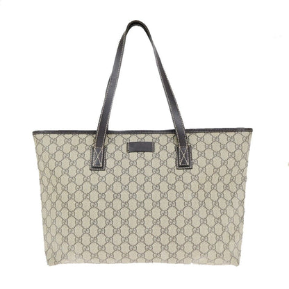 Gucci Cabas Beige Canvas Handbag ()
