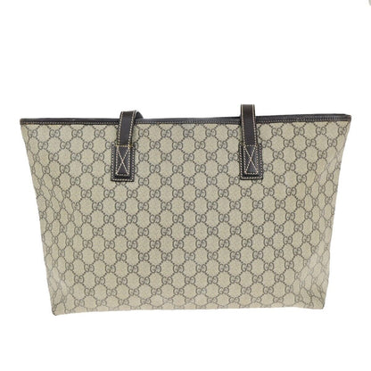 Gucci Cabas Beige Canvas Handbag