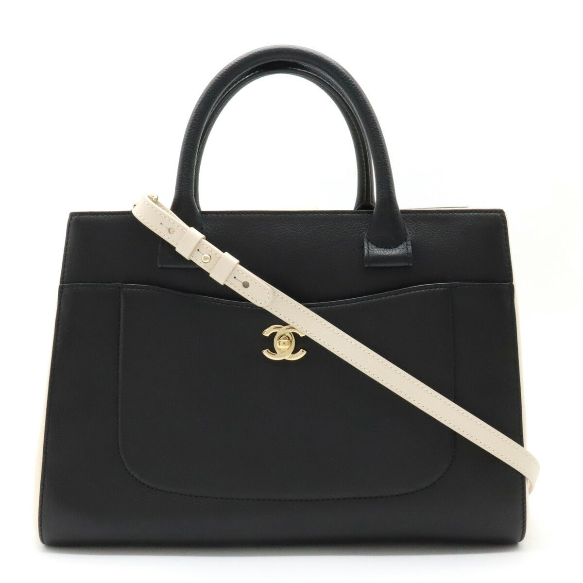 Chanel Leather Neo Executive Line 2way Handbag A69930