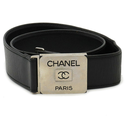 Chanel Coco Mark Leather Belt