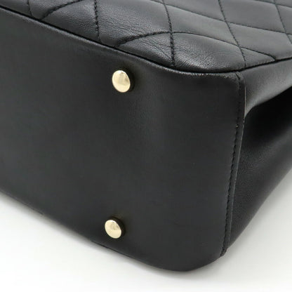 Chanel Leather Matelassé Coco Mark 2way Handbag