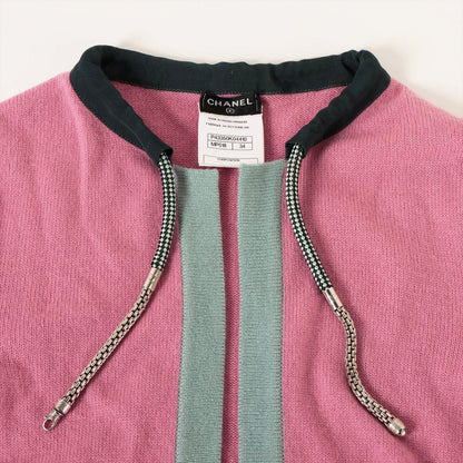 Chanel Coconut Button Cashmere Cardigan 34 Pink P43350K04410