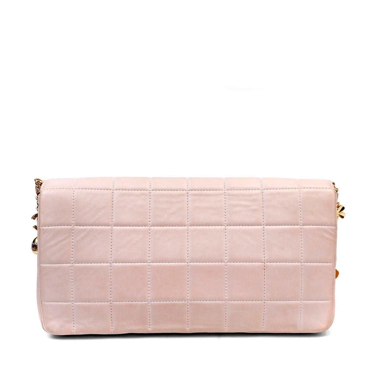 Chanel Blush Lambskin Lucky Charms Chain Flap Bag