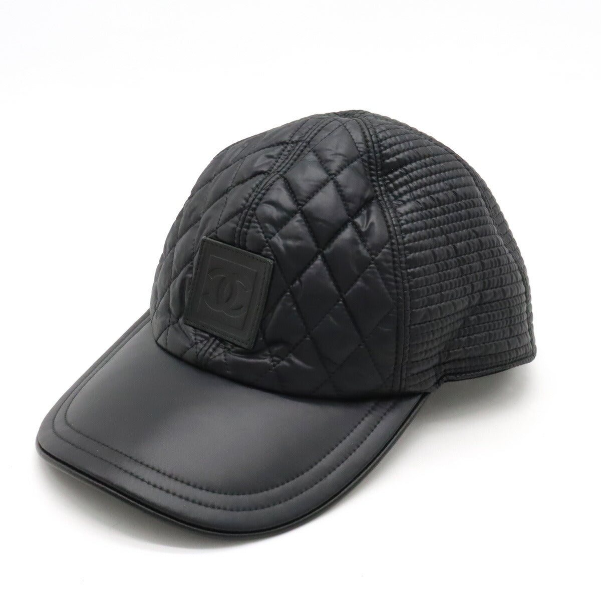 Chanel Nylon Coco Mark Sports Line Quilted Cap