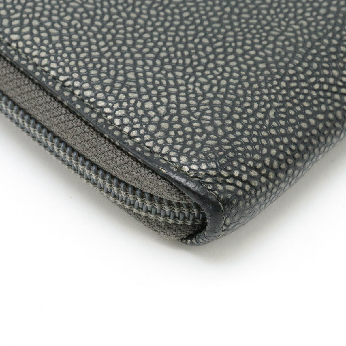 Chanel Caviar Skin Coco Mark Long Wallet A50071
