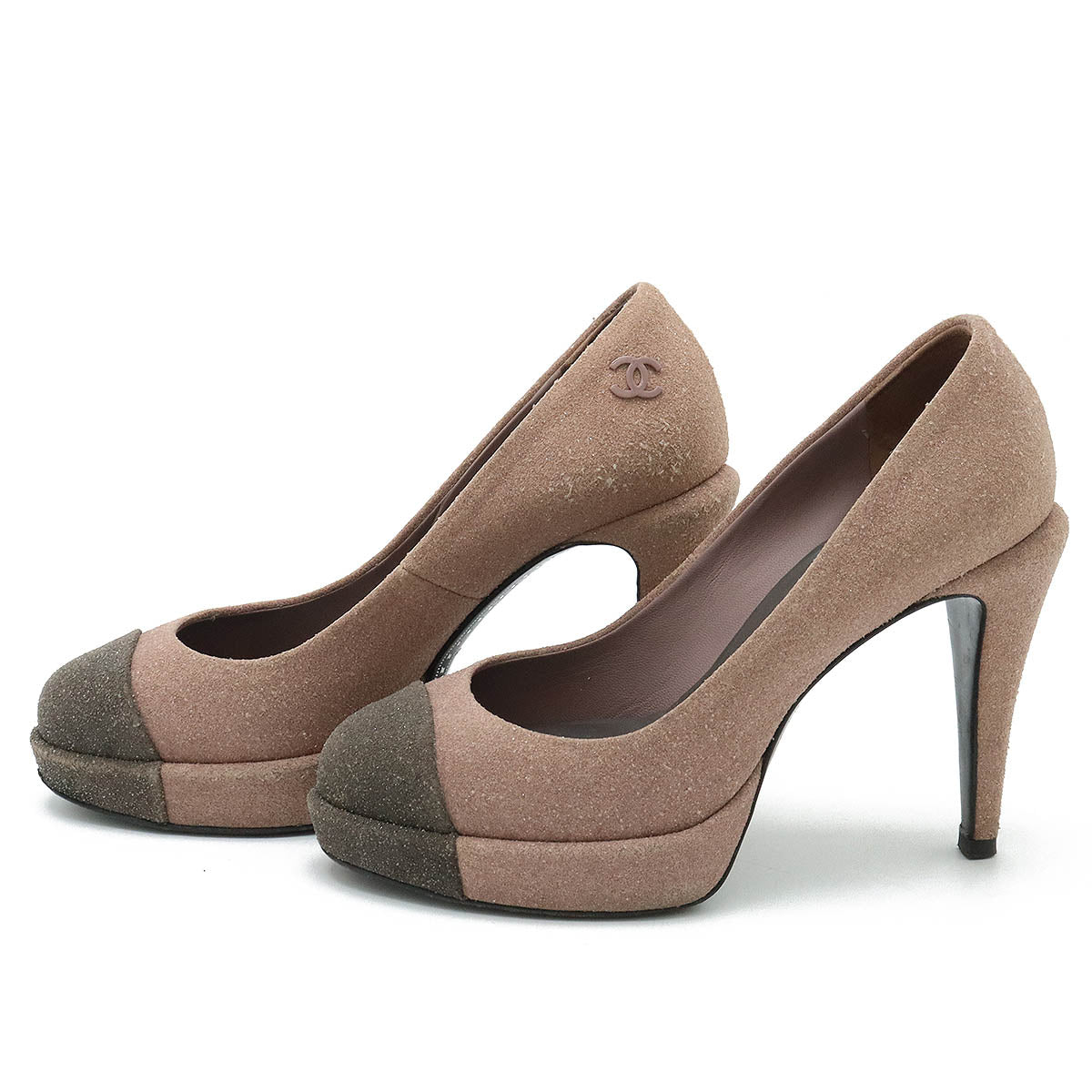 Chanel Glitter Coco Mark Pumps