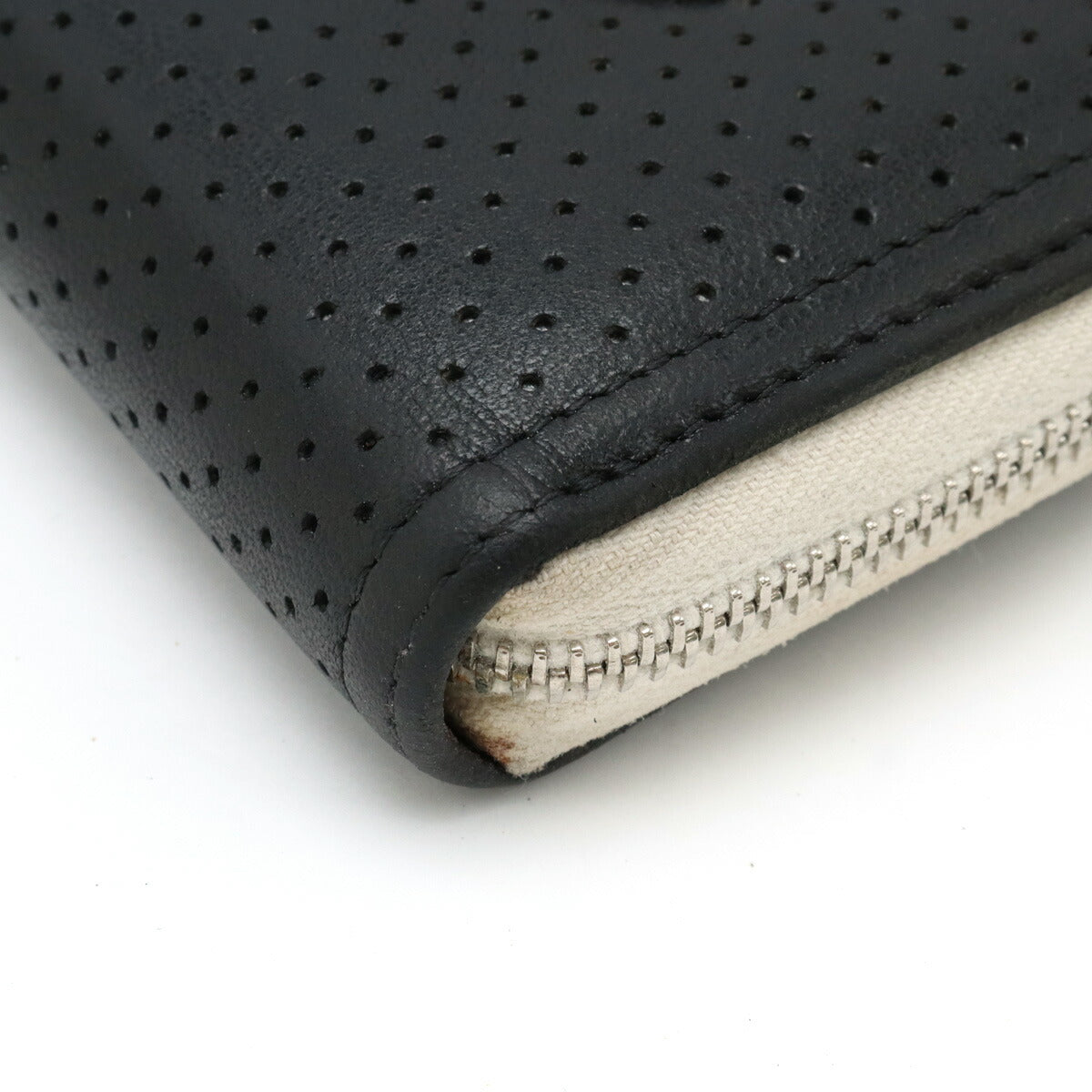 Chanel Leather Coco Mark Card Case Business Card Holder