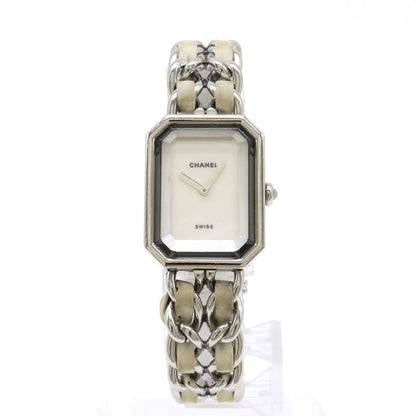 Chanel White Shell Première Watch H1639