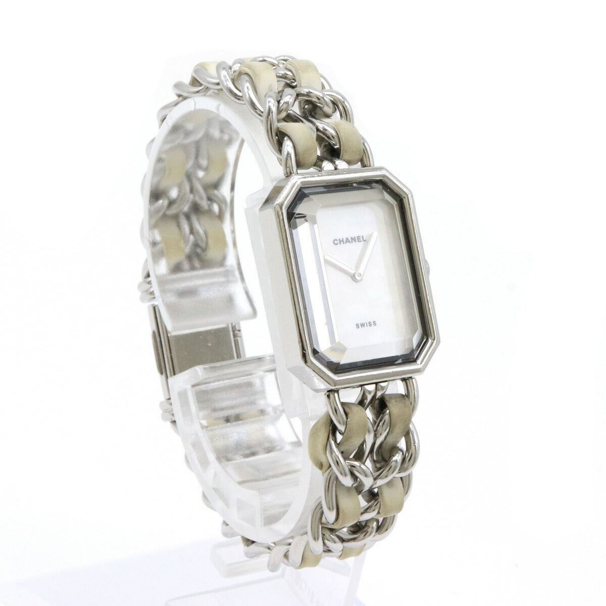 Chanel White Shell Première Watch H1639
