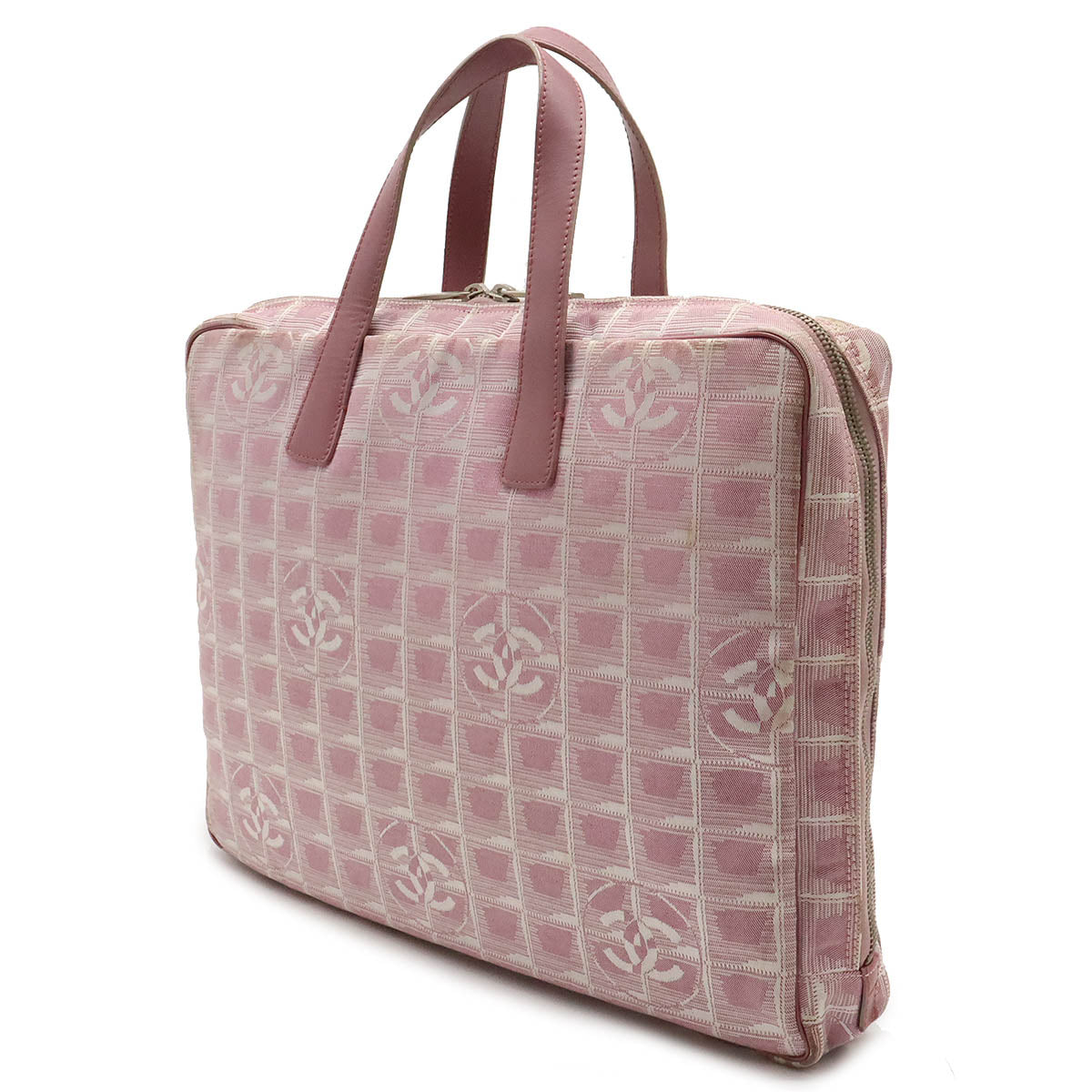 Chanel Nylon Jacquard New Travel Line Briefcase A15974