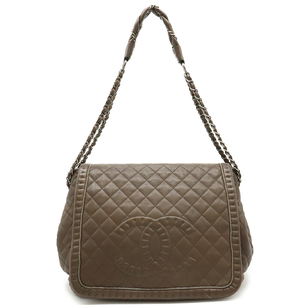 Chanel Leather Matelassé Shoulder Bag