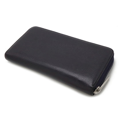 Chanel Caviar Skin Coco Mark Zip Long Wallet A50071