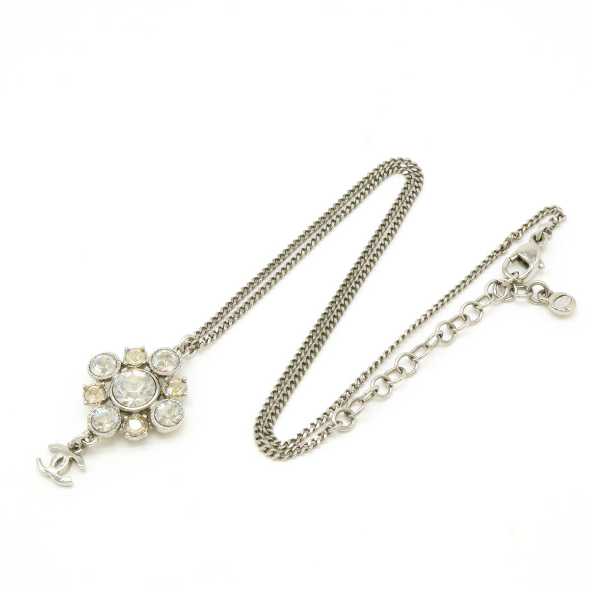 Chanel Metal Coco Mark Necklace Pendant 10V