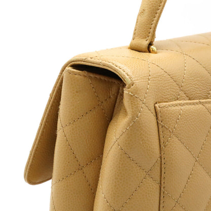 Chanel Caviar Skin Matelasse Coco Mark Handbag A12397