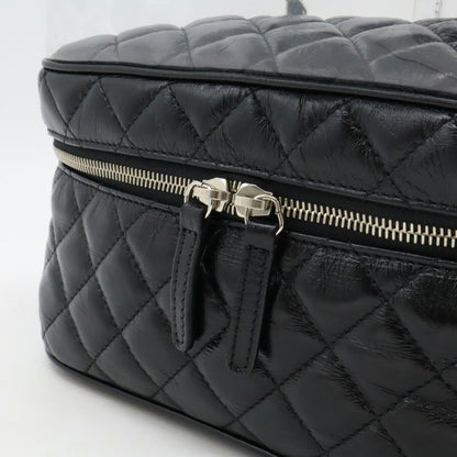 Chanel Leather/Vinyl Matelasse Coco Mark Shoulder Bag A57826