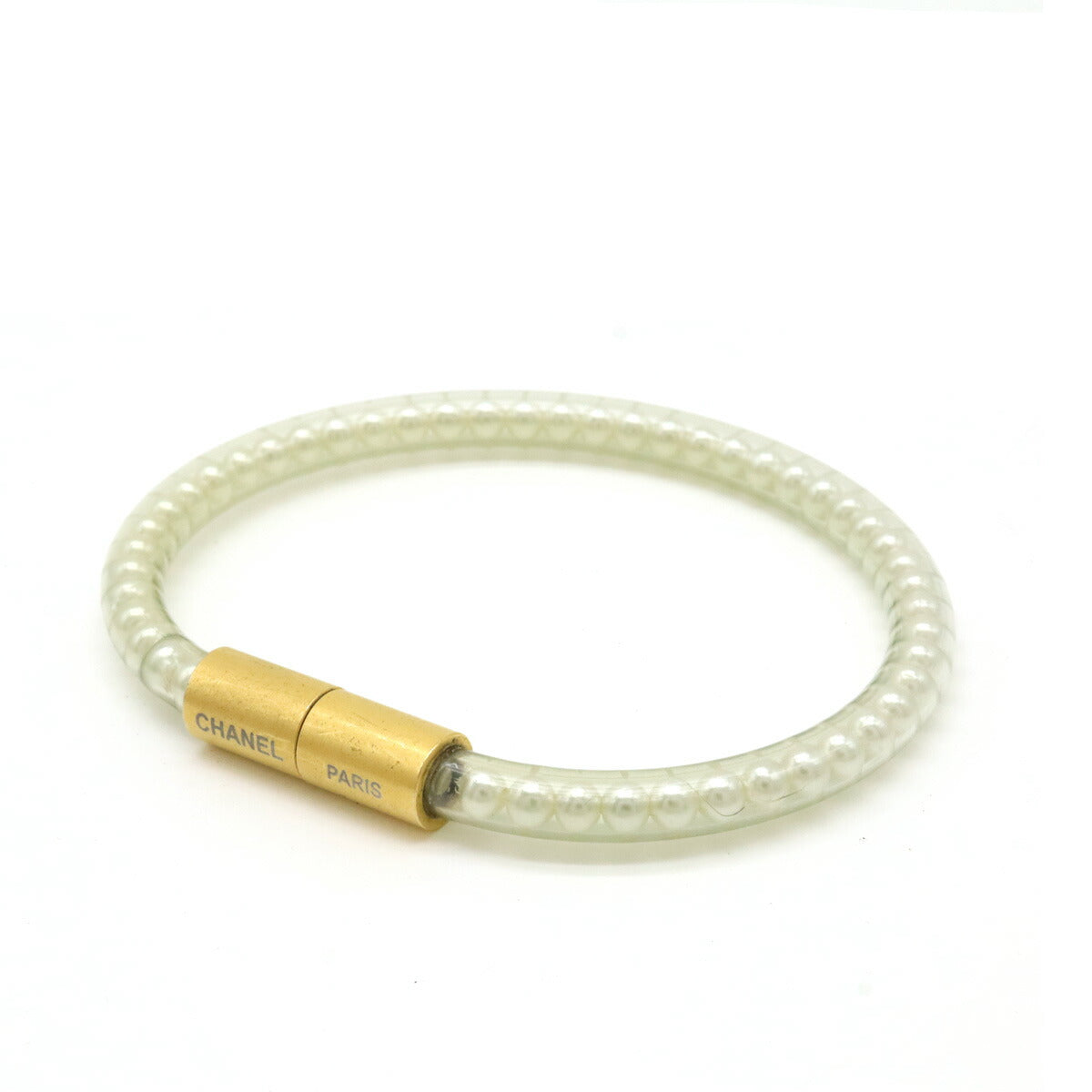 Chanel GP Fake Pearl Tube Bracelet