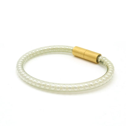 Chanel GP Fake Pearl Tube Bracelet