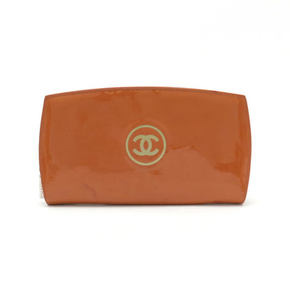 Chanel Patent Leather Coco Mark Long Wallet A47662