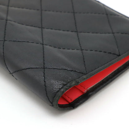 Chanel Cambon Line Soft Calf Coco Mark Long Wallet Wallet A26717