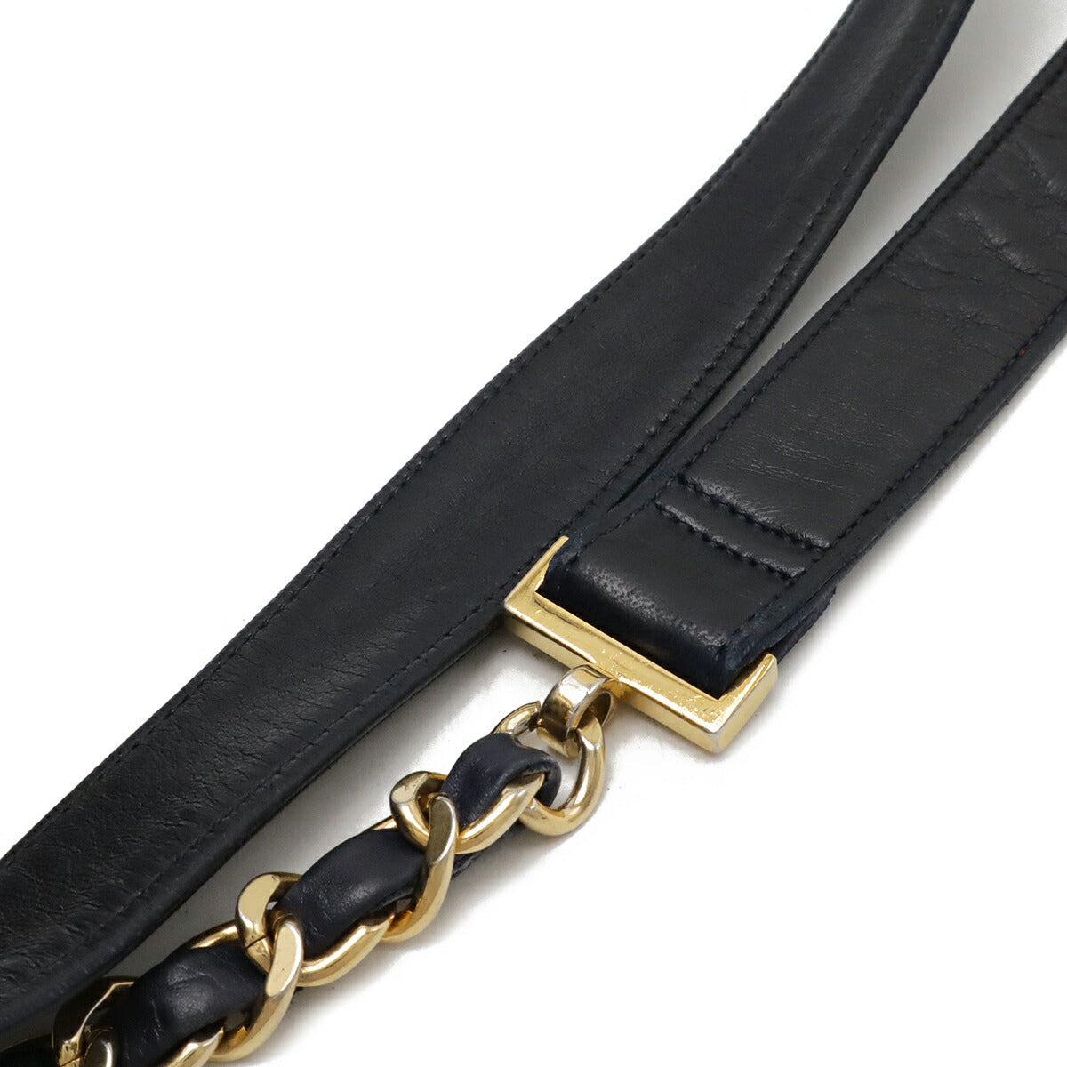 Chanel Calfskin Coco Mark Chain Backpack Black/Navy
