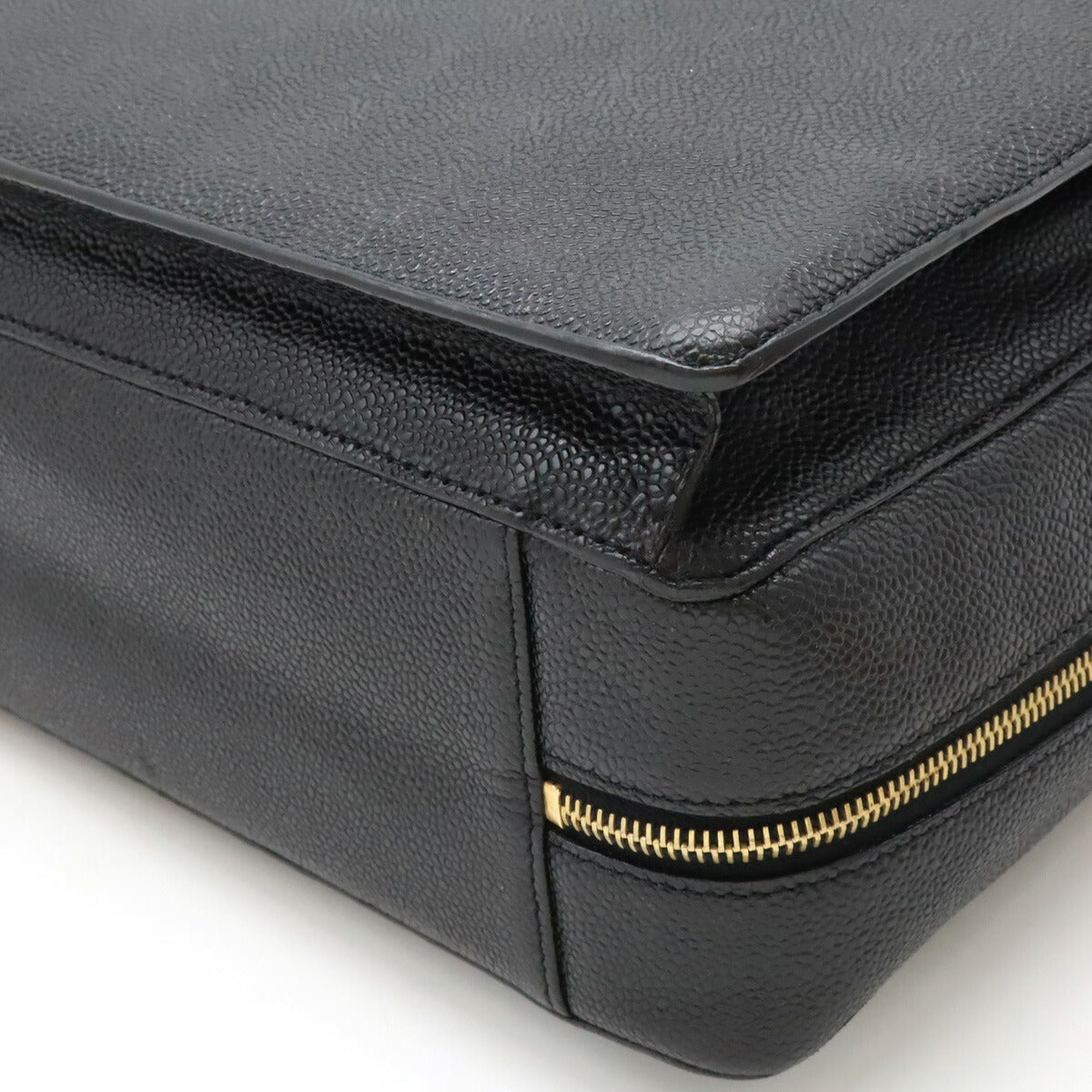 Chanel Caviar Skin Coco Mark Briefcase