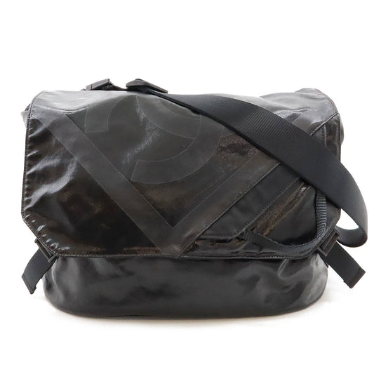 Chanel Coated Canvas Sports Line Coco Mark Shoulder Bag A35976