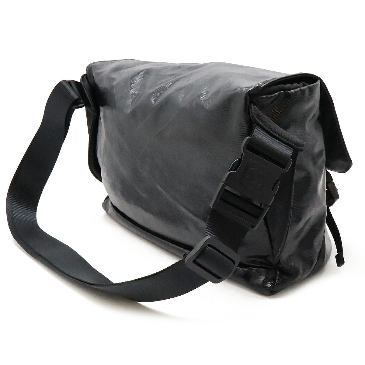 Chanel Coated Canvas Sports Line Coco Mark Shoulder Bag A35976