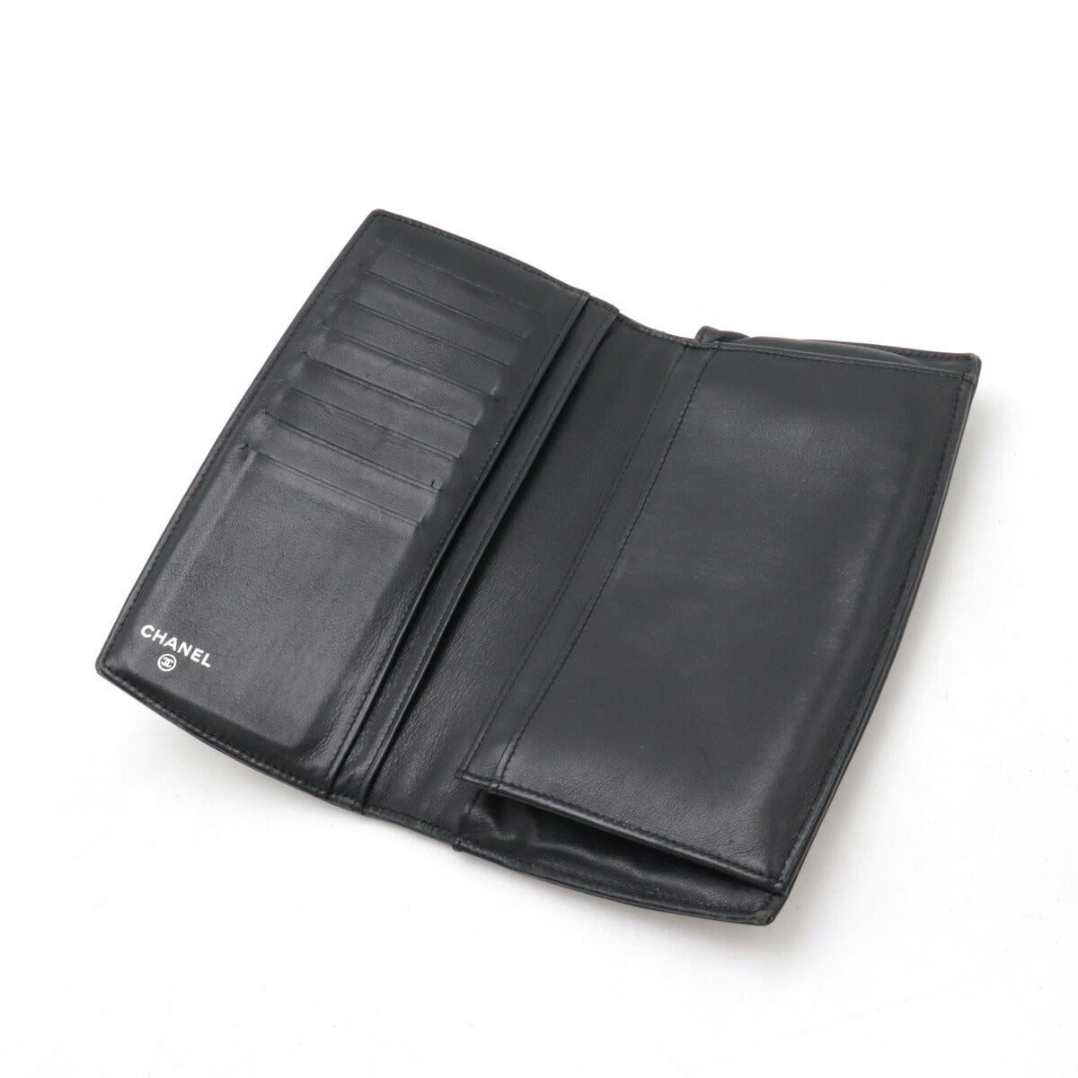 Chanel Patent Leather Makeup Long Wallet A47711