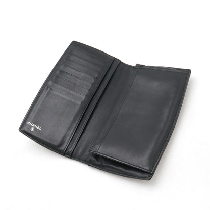 Chanel Patent Leather Makeup Long Wallet A47711