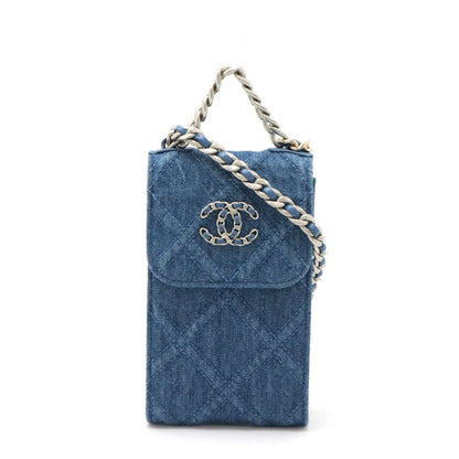 Chanel Denim Chanel19 Chain Phone Case
